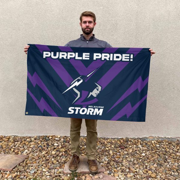 Melbourne Storm 3D House Flag - VANDH 3467