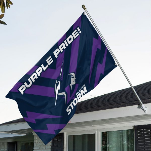 Melbourne Storm 3D House Flag - VANDH 3467