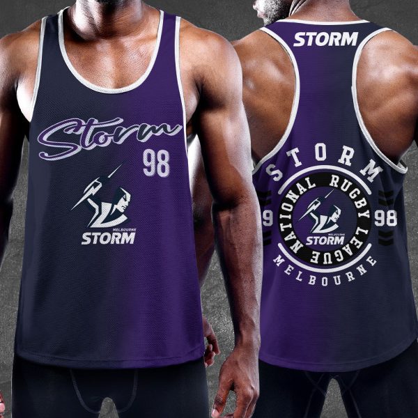 Melbourne Storm Y-Back Muscle Tank Top - VANDH 3471