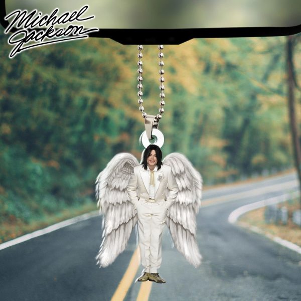 Michael Jackson Custom Shape 2-sided Acrylic Car Ornament - HOATT 6329.1