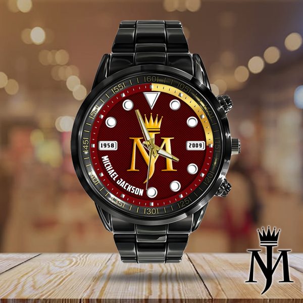 Michael Jackson Black Stainless Steel Watch - HOATT 6254