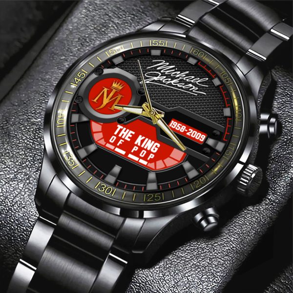 Michael Jackson Black Stainless Steel Watch - HOATT 6255