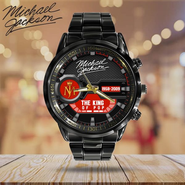 Michael Jackson Black Stainless Steel Watch - HOATT 6255