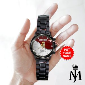 Personalized Michael Jackson Black Stainless Steel Watch - HOATT 6256