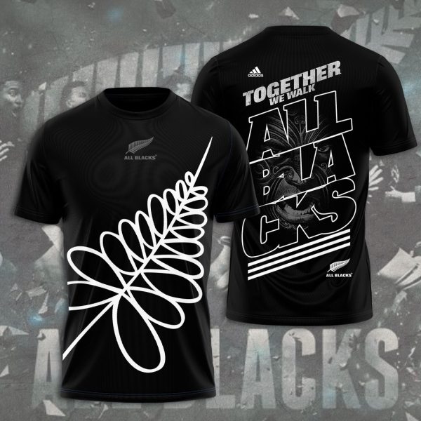 New Zealand National Rugby Union Team All Blacks 3D Apparel - VANDH 3414