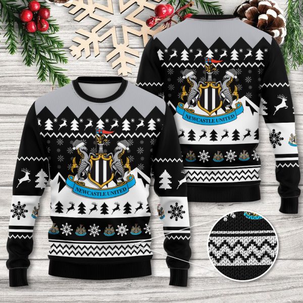 Newcastle United 3D Ugly Sweater - TANTN 8236