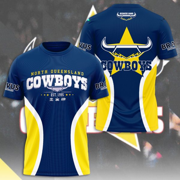 North Queensland Cowboys 3D Apparel - HOATT 6236