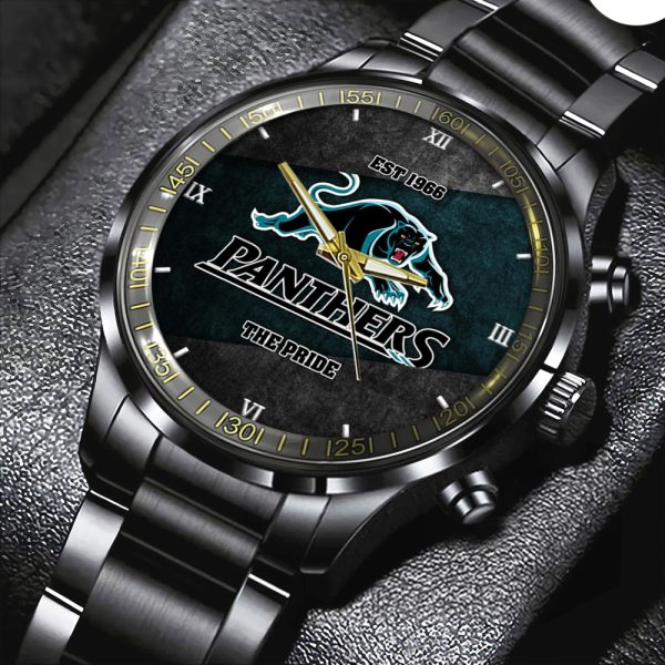 Penrith Panthers Black Stainless Steel Watch - HOATT 6247