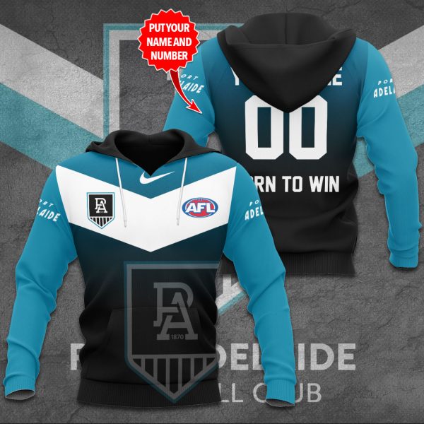 Personalized Port Adelaide FC 3D Apparel – TANTN 8319