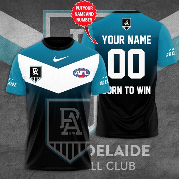 Personalized Port Adelaide FC 3D Apparel – TANTN 8319