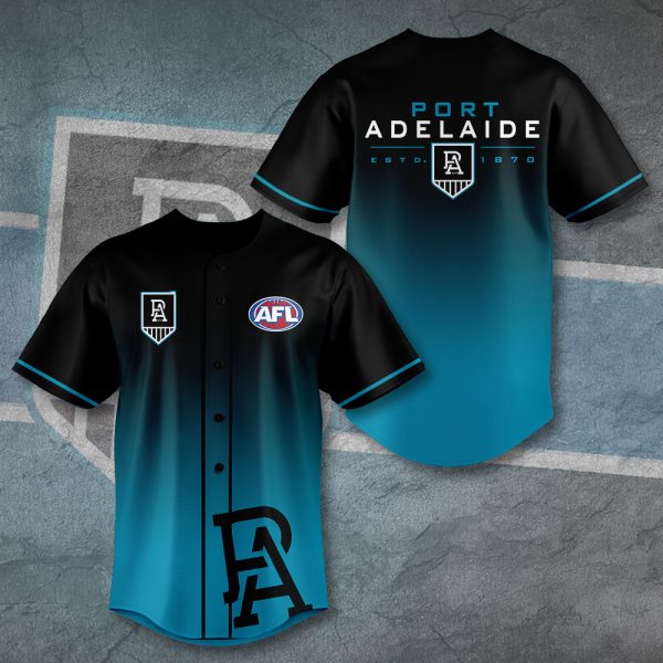 Port Adelaide FC Baseball Jersey - TANTN 8320