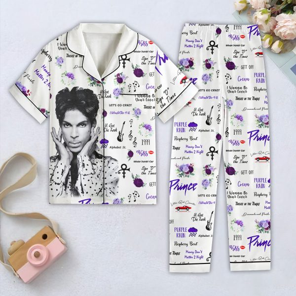 Prince Women Short Sleeve Pajamas Set - HOATT 6094
