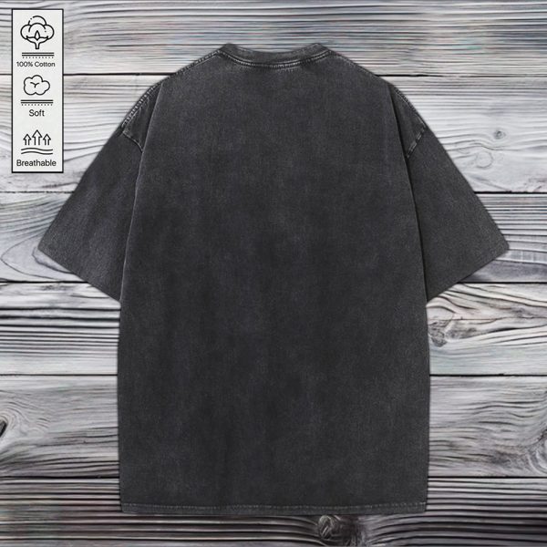 Rich Homie Quan 2D Acid Washed Cotton Shirt - HUNGVV 7065