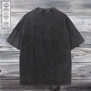 Rich Homie Quan 2D Acid Washed Cotton Shirt - HUNGVV 7067