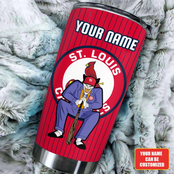 Personalized St. Louis Cardinals x DC Joker Tumbler Cup - TANTN 8291
