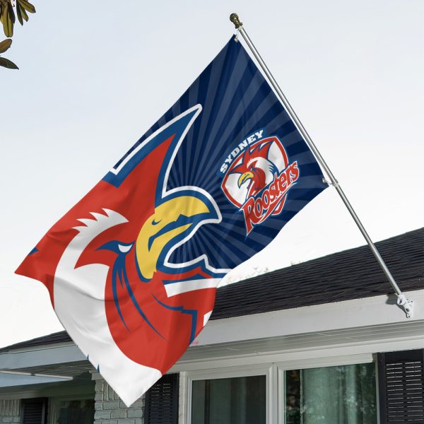 Sydney Roosters 3D House Flag - HOATT 6291