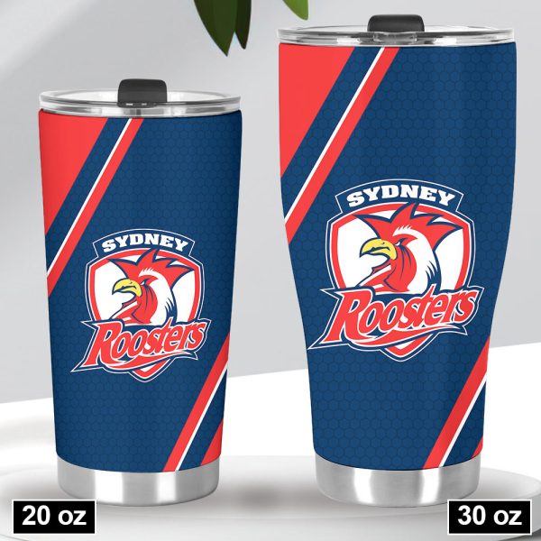 Personalized Sydney Roosters Tumbler Cup - VANDH 3479