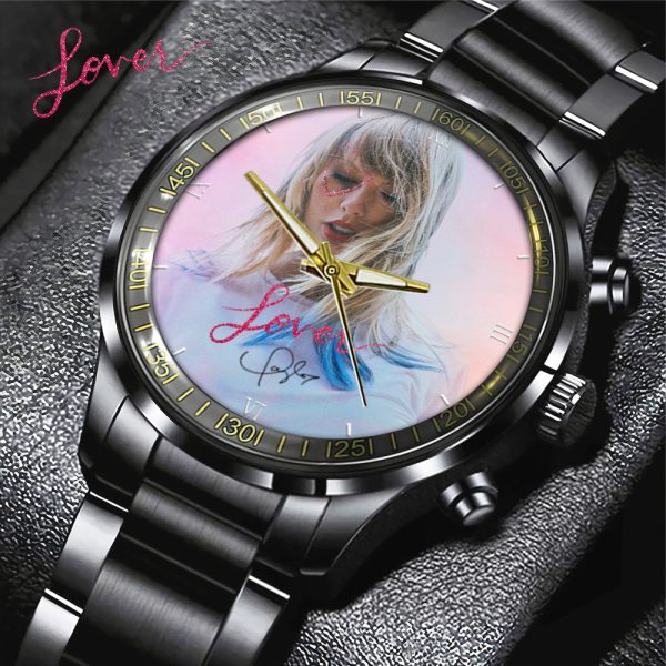 Taylor Swift Black Stainless Steel Watch - GNE 1343