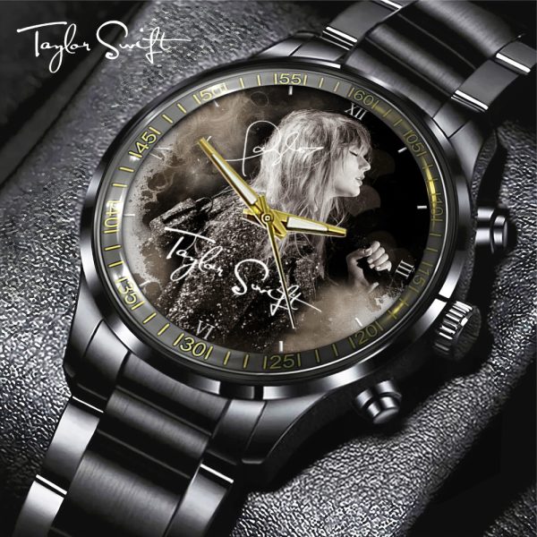 Taylor Swift Black Stainless Steel Watch - GNE 1344