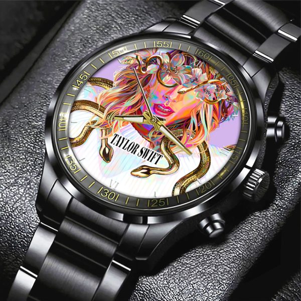 Taylor Swift Black Stainless Steel Watch - GNE 1400