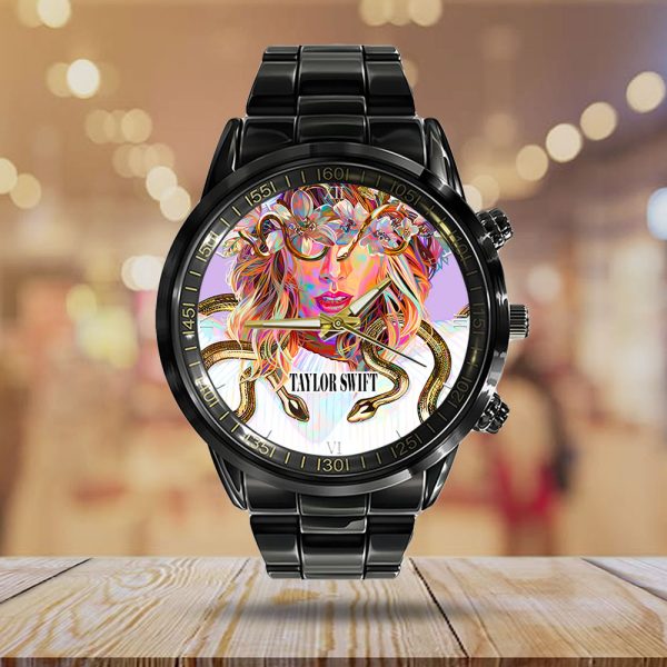 Taylor Swift Black Stainless Steel Watch - GNE 1400