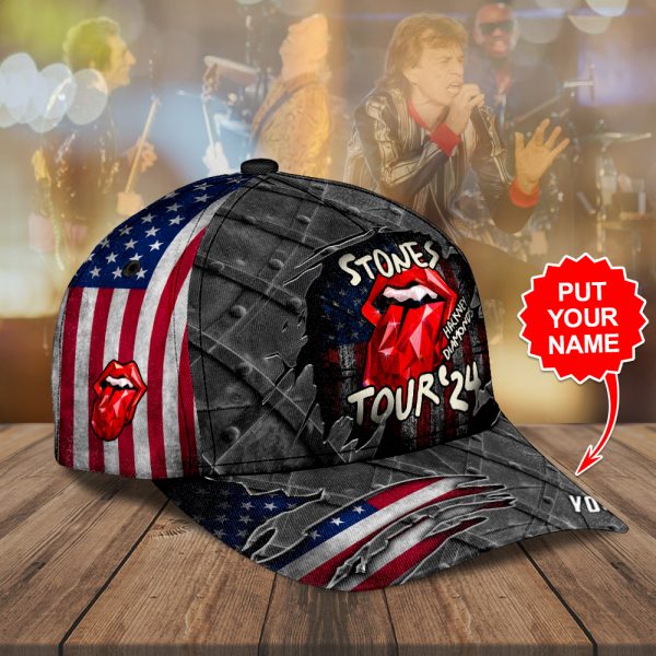 Personalized The Rolling Stones x US Flag Classic Cap - HUNGVV 2742