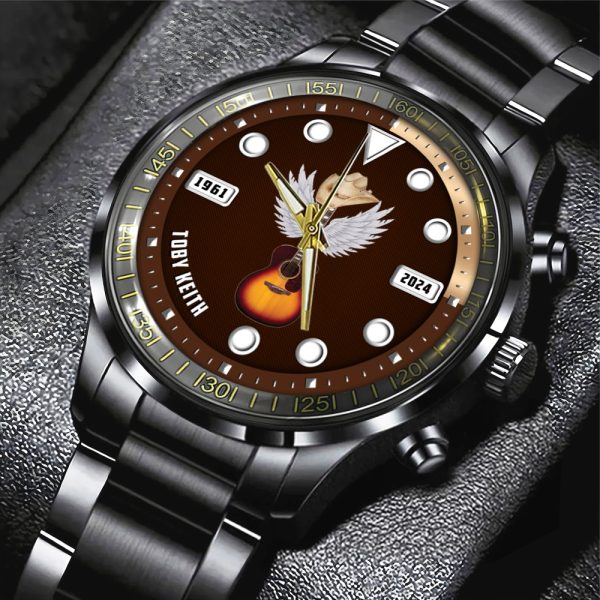 Toby Keith Black Stainless Steel Watch - HOATT 6154