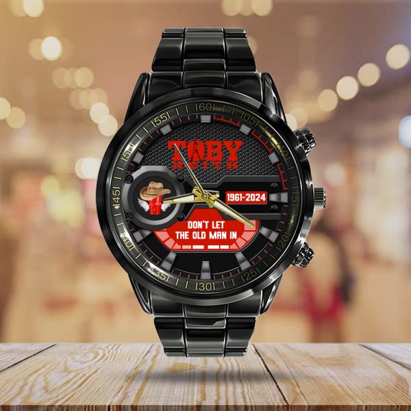 Toby Keith Black Stainless Steel Watch - HOATT 6156