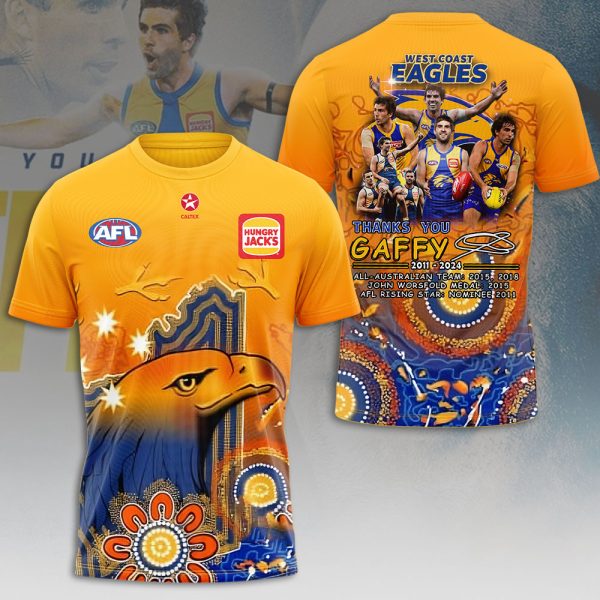 West Coast Eagles x Andrew Gaff 3D Apparel – MAITM 7916