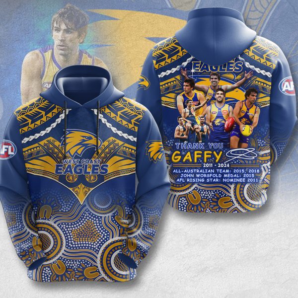 West Coast Eagles x Andrew Gaff 3D Apparel – MAITM 7917