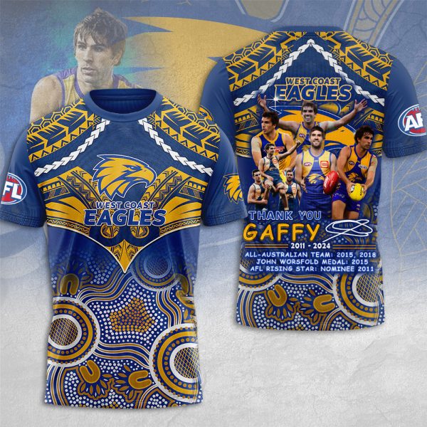 West Coast Eagles x Andrew Gaff 3D Apparel – MAITM 7917