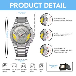 Rock Music Gentleman Stainless Steel Watch - TANTN 8760