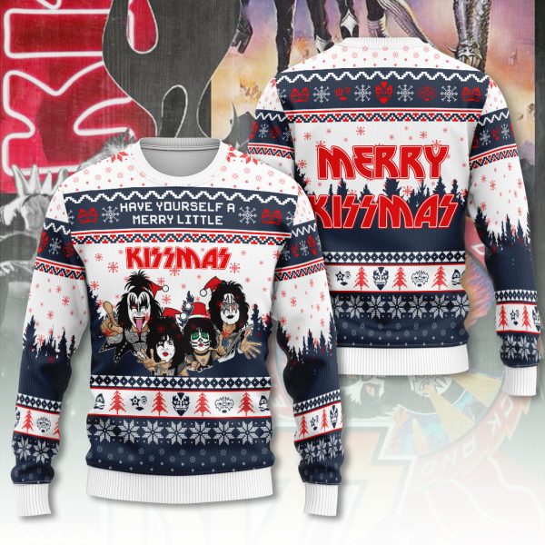 Kiss Band 3D Ugly Sweater - ANHNV 5536