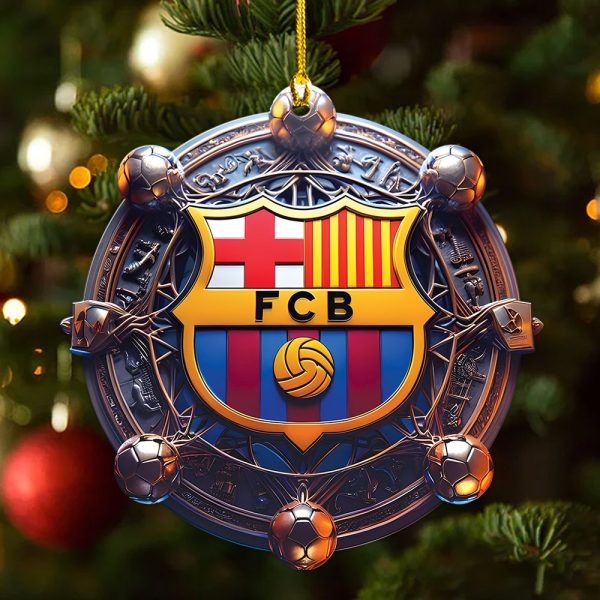 FC Barcelona Custom Shape 2-sided Acrylic Ornament – MAITM 8460