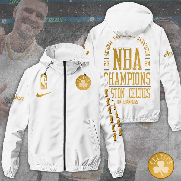 Boston Celtics 3D Windbreaker Jacket - TANTN 8934