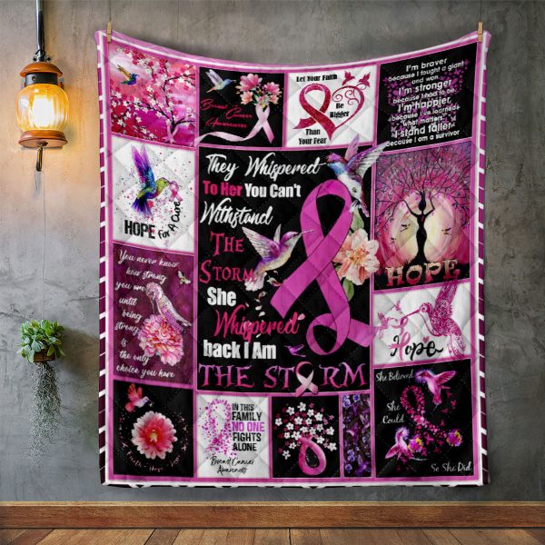 Breast Cancer Awareness Quilt Blanket - GNE 1833