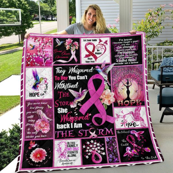 Breast Cancer Awareness Quilt Blanket - GNE 1833