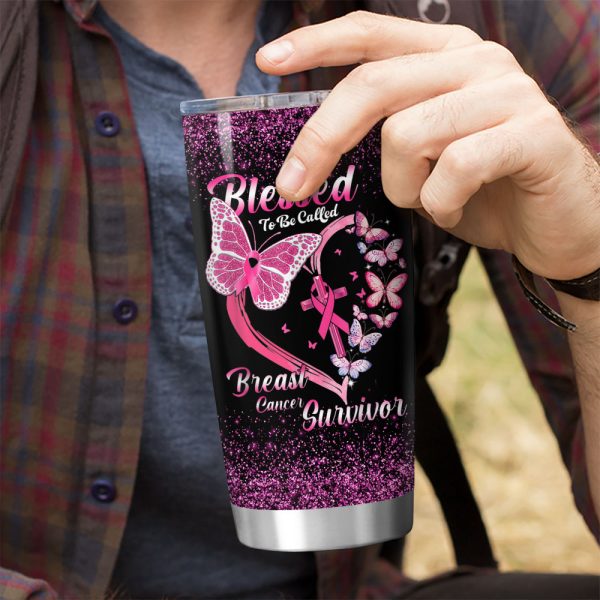 Breast Cancer Awareness Tumbler Cup - HOATT 6586