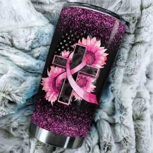 Breast Cancer Awareness Tumbler Cup - HOATT 6586
