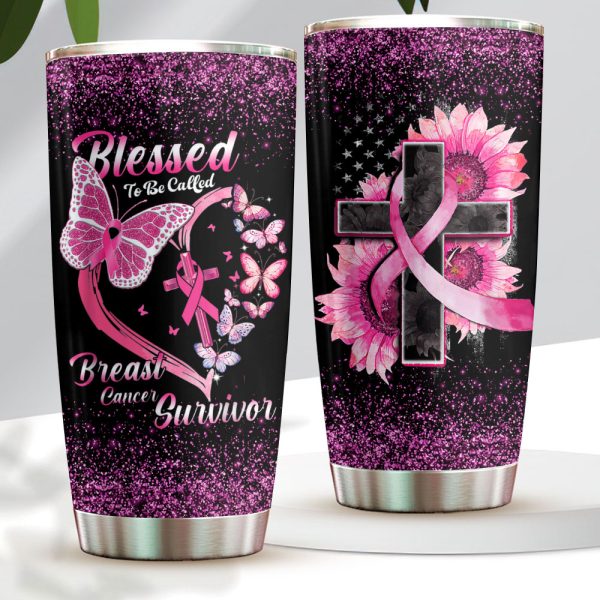 Breast Cancer Awareness Tumbler Cup - HOATT 6586
