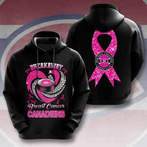 Breast Cancer Awareness x Montreal Canadiens 3D Apparel - VANDH 3656