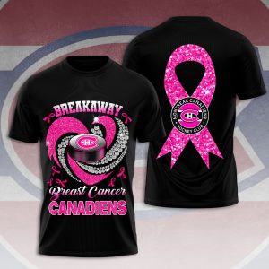 Breast Cancer Awareness x Montreal Canadiens 3D Apparel - VANDH 3656