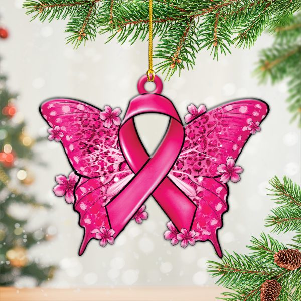 Breast Cancer Awareness Custom Shape 2-sided Acrylic Ornament – HOATT 6633