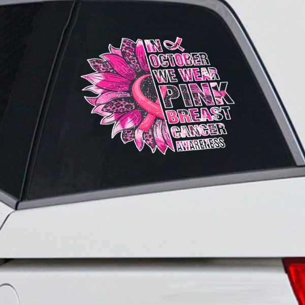 Breast Cancer Awareness 3D Decal – HOATT 6594