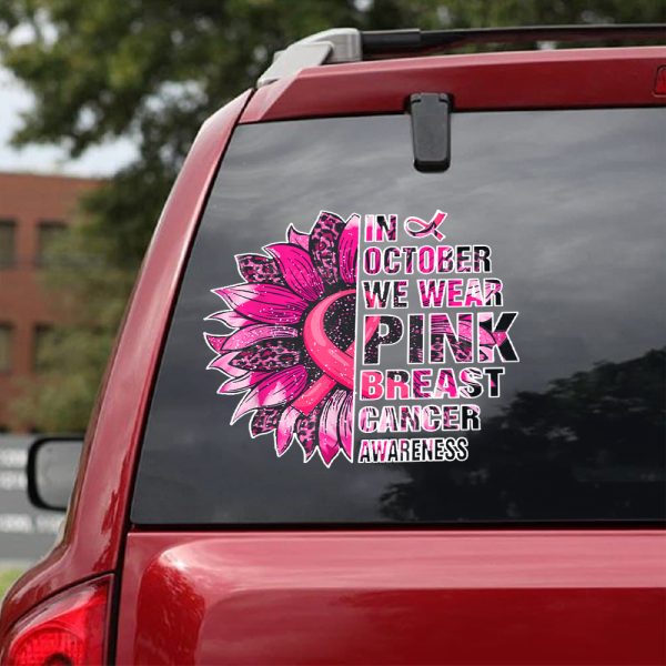 Breast Cancer Awareness 3D Decal – HOATT 6594