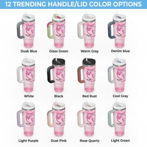Breast Cancer Awareness 40oz Stanley Tumbler - HOATT 6639