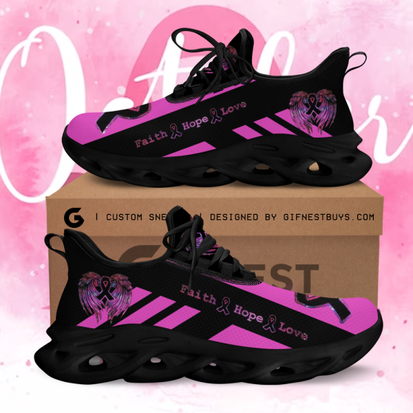 Breast Cancer Awareness Clunky Sneaker - HOATT 6636