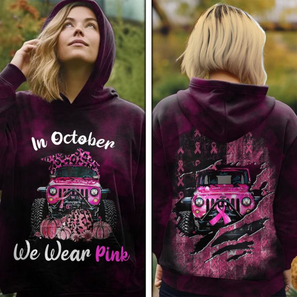 Breast Cancer Awareness x Jeep 3D Apparel - VANDH 3668