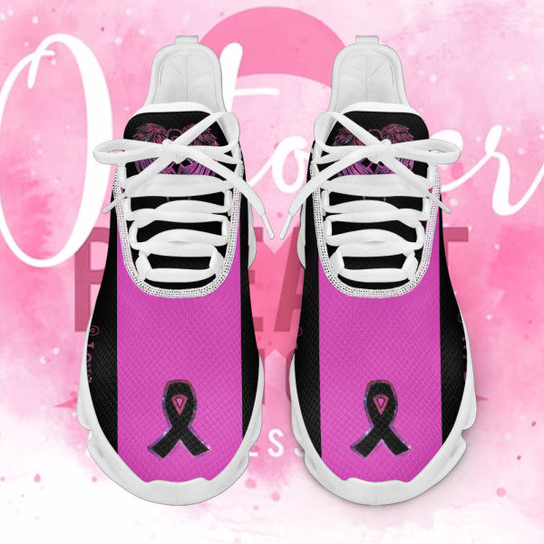 Breast Cancer Awareness Clunky Sneaker - HOATT 6636