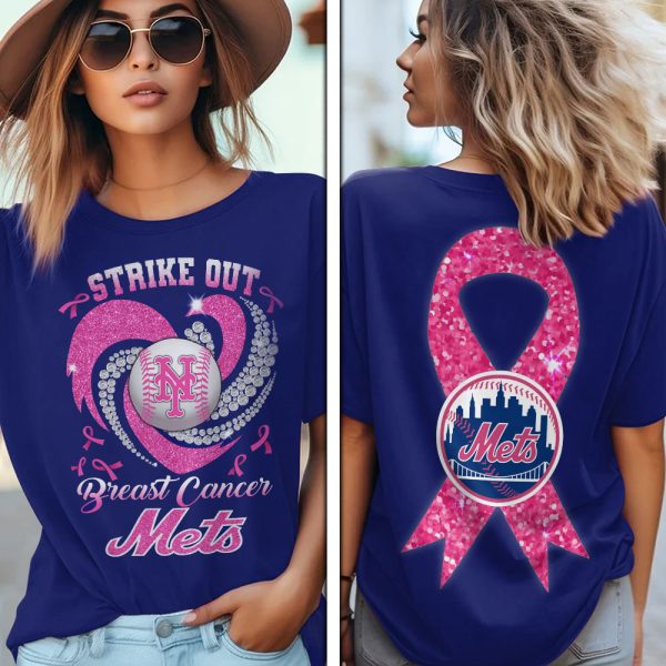 Breast Cancer Awareness x New York Mets 3D Apparel - VANDH 3653